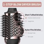 Umeely Hair Dryer Brush Blow Dryer Brush in One, Upgraded 4 in 1 Hair Dryer and Styler Volumizer with Negative Ion Anti-frizz Ceramic Titanium Barrel Hot Air Brush Hair Straightener Brush