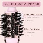 Umeely Hair Dryer Brush Blow Dryer Brush in One Upgraded 4 in 1 Hair Dryer and Styler Volumizer with Negative Ion Anti-frizz Ceramic Titanium Barrel Hot Air Brush Hair Straightener Brush