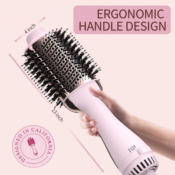 Umeely Hair Dryer Brush Blow Dryer Brush in One Upgraded 4 in 1 Hair Dryer and Styler Volumizer with Negative Ion Anti-frizz Ceramic Titanium Barrel Hot Air Brush Hair Straightener Brush